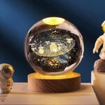 3D Planet Crystal Ball Night Lamp Solar System