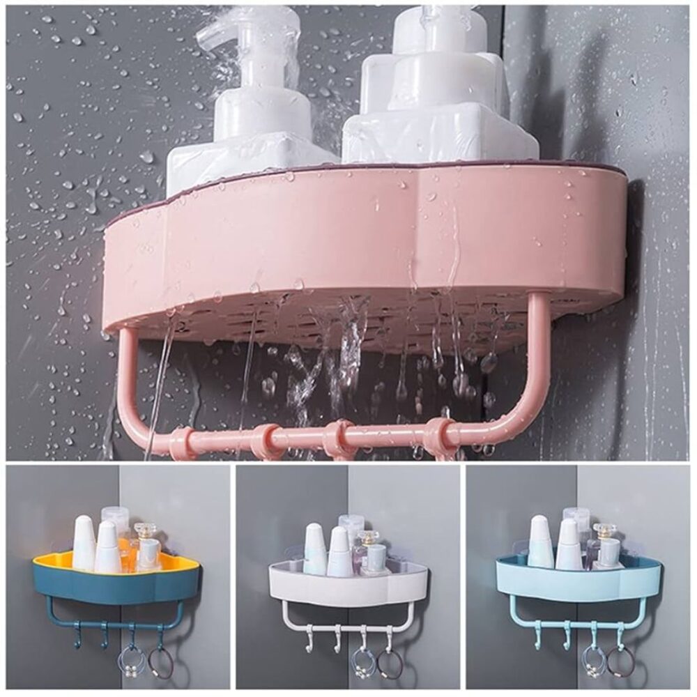 Heavy Quality Corner Shelf with Hook